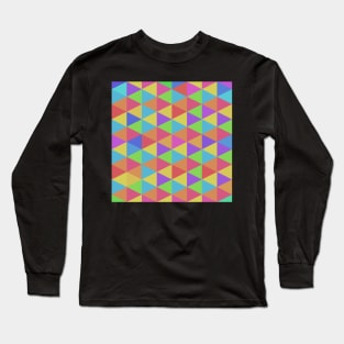 colorful geometrical pattern Long Sleeve T-Shirt